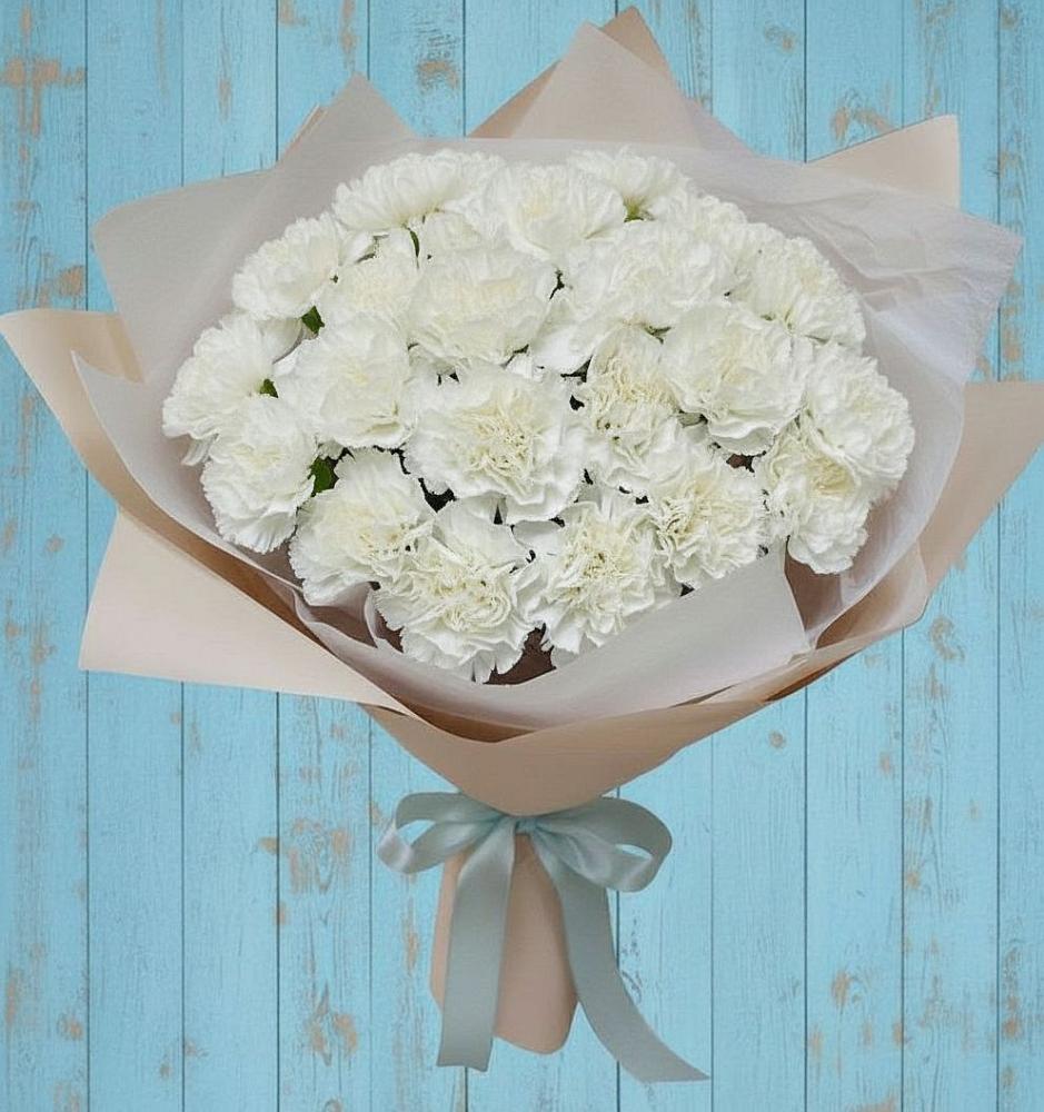 Букет цветов из: Гвоздики в Эльхотово