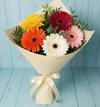Букет цветов из:  Герберы в Эльхотово