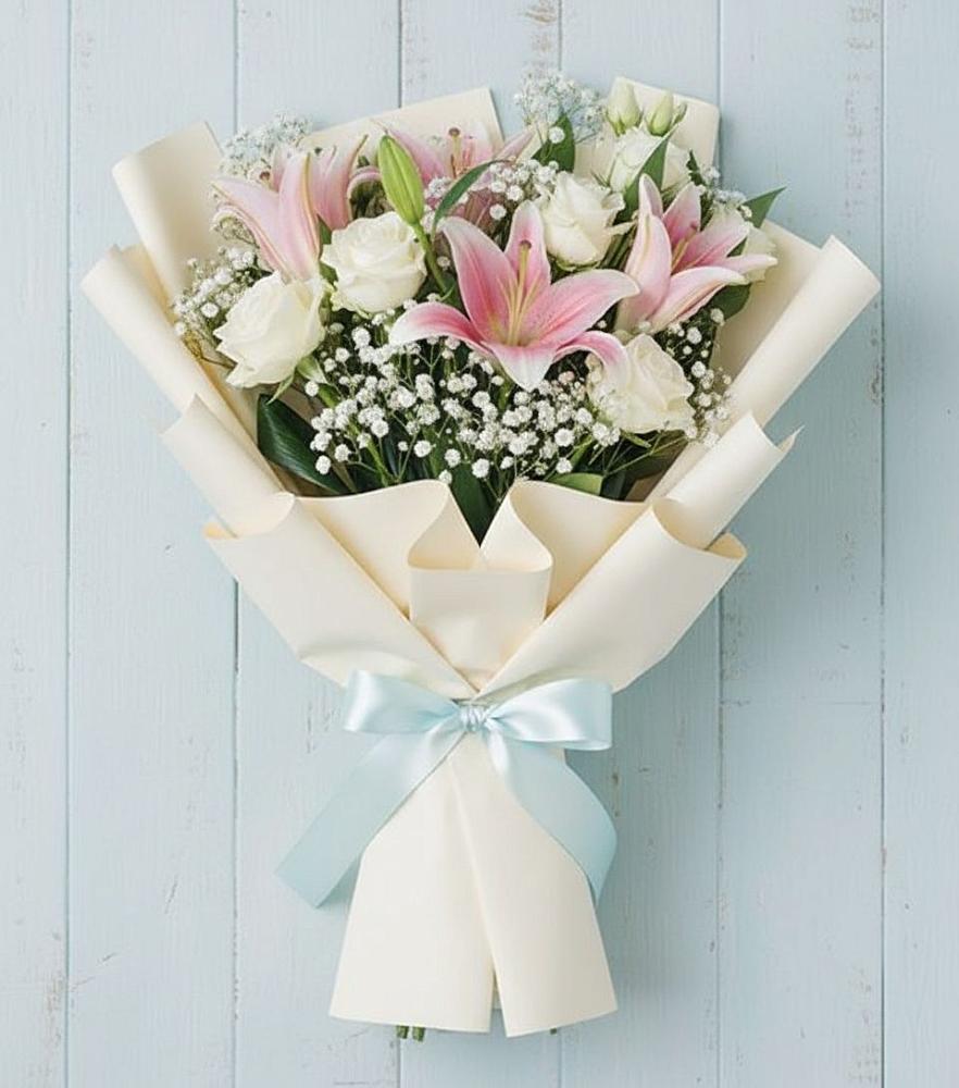 Букет цветов из: Лилии в Эльхотово