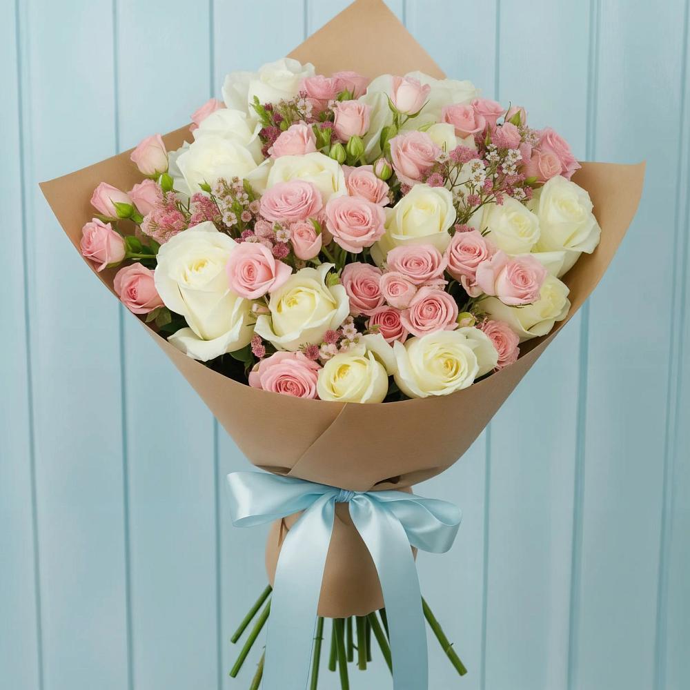 Букет цветов из: Розы в Эльхотово