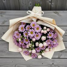 Букет цветов из:  Розы и Хризантемы в Эльхотово