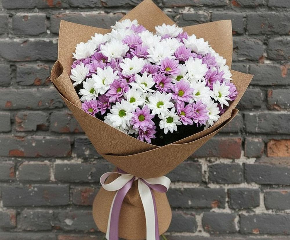 Букет цветов из: Хризантемы в Эльхотово