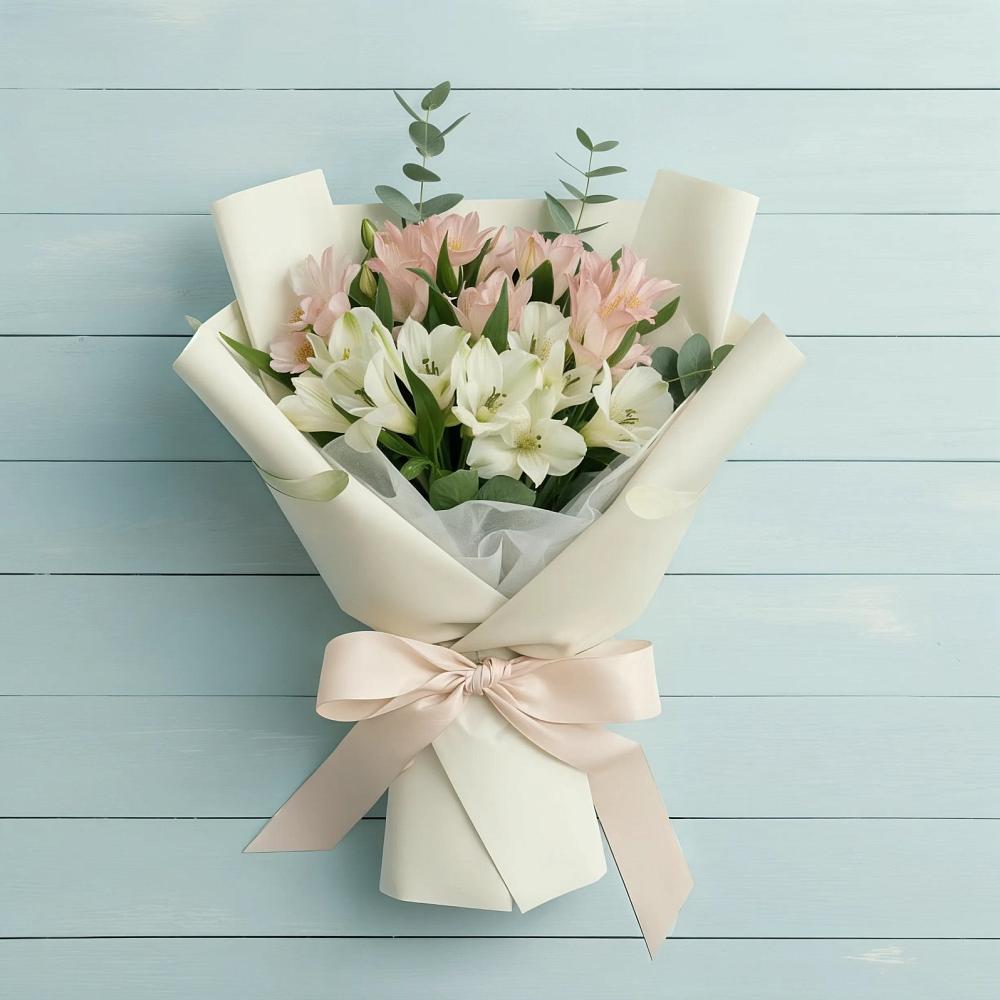 Букет цветов из: Альстромерии в Эльхотово