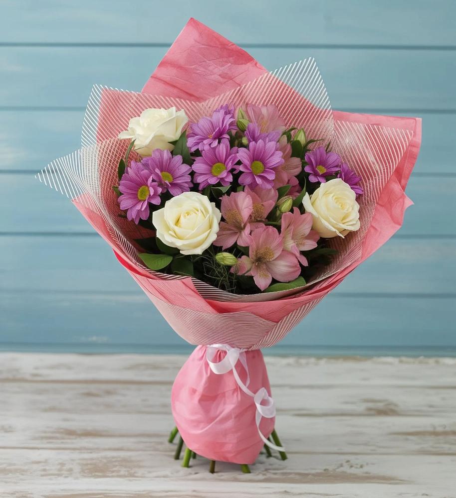 Букет цветов из: Герберы в Эльхотово