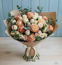 Букет цветов из:  Альстромерии и Розы #REPLACE_PRED# Эльхотово