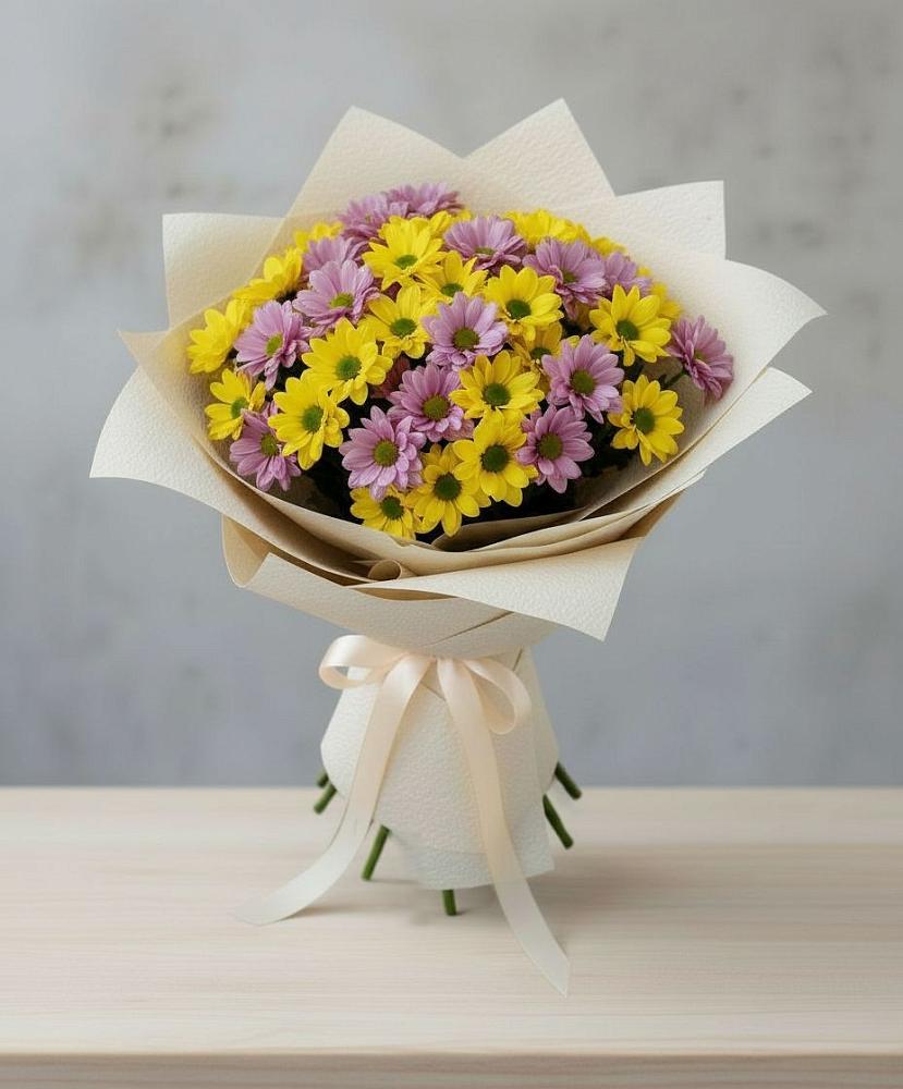 Букет цветов из: Хризантемы в Эльхотово